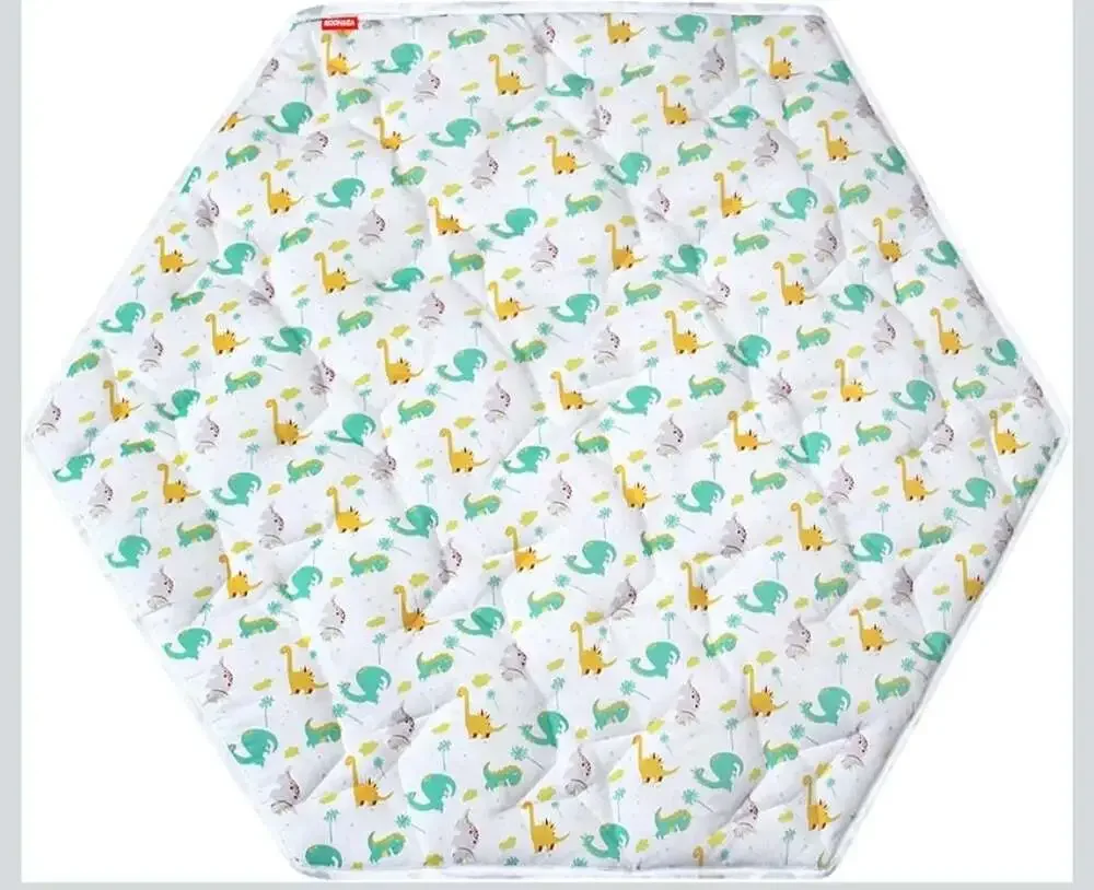 Moonsea Hexagon Play Mat,Cute  Dinosaur print,New